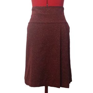For Joseph: Vintage Red Wool Skirt Size US S/XS